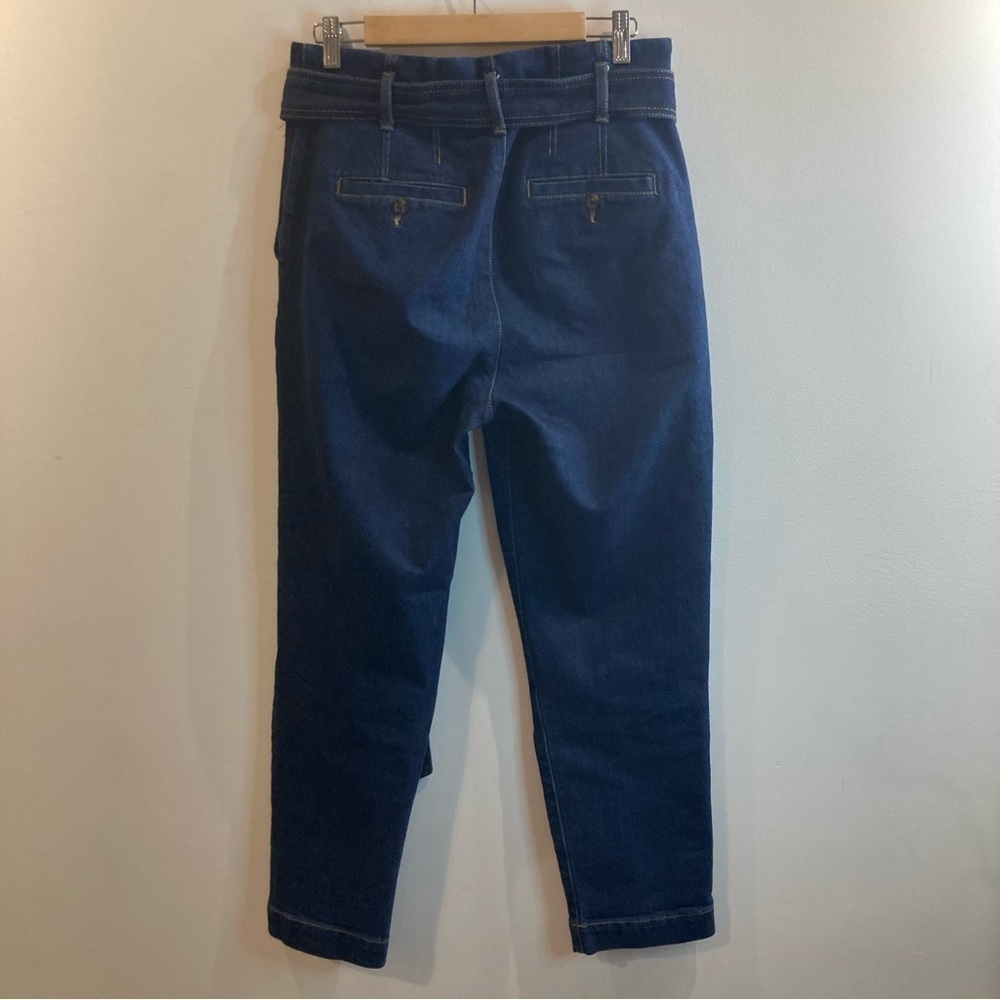 Boden High-Waisted Button-Up Jeans with Belt - Picture 15 of 16